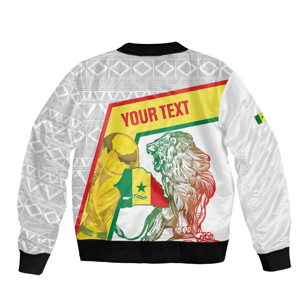 Personalized Senegal Football Bomber Jacket 2026 Come On Lions de la Teranga - Wonder Print Shop