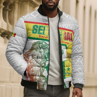 Personalized Senegal Football Bomber Puffer Jacket 2026 Come On Lions de la Teranga - Wonder Print Shop