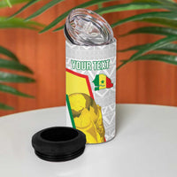Personalized Senegal Football 4 in 1 Can Cooler Tumbler 2026 Come On Lions de la Teranga - Wonder Print Shop