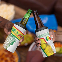 Personalized Senegal Football 4 in 1 Can Cooler Tumbler 2026 Come On Lions de la Teranga - Wonder Print Shop