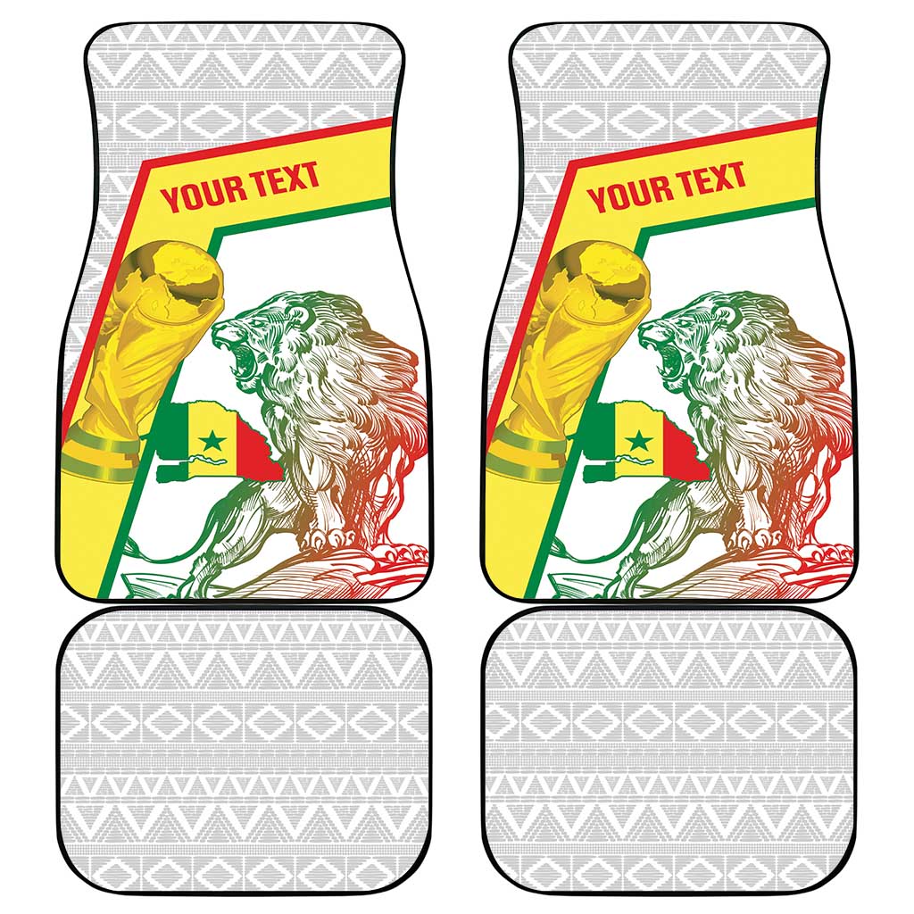 Personalized Senegal Football Car Mats 2026 Come On Lions de la Teranga - Wonder Print Shop
