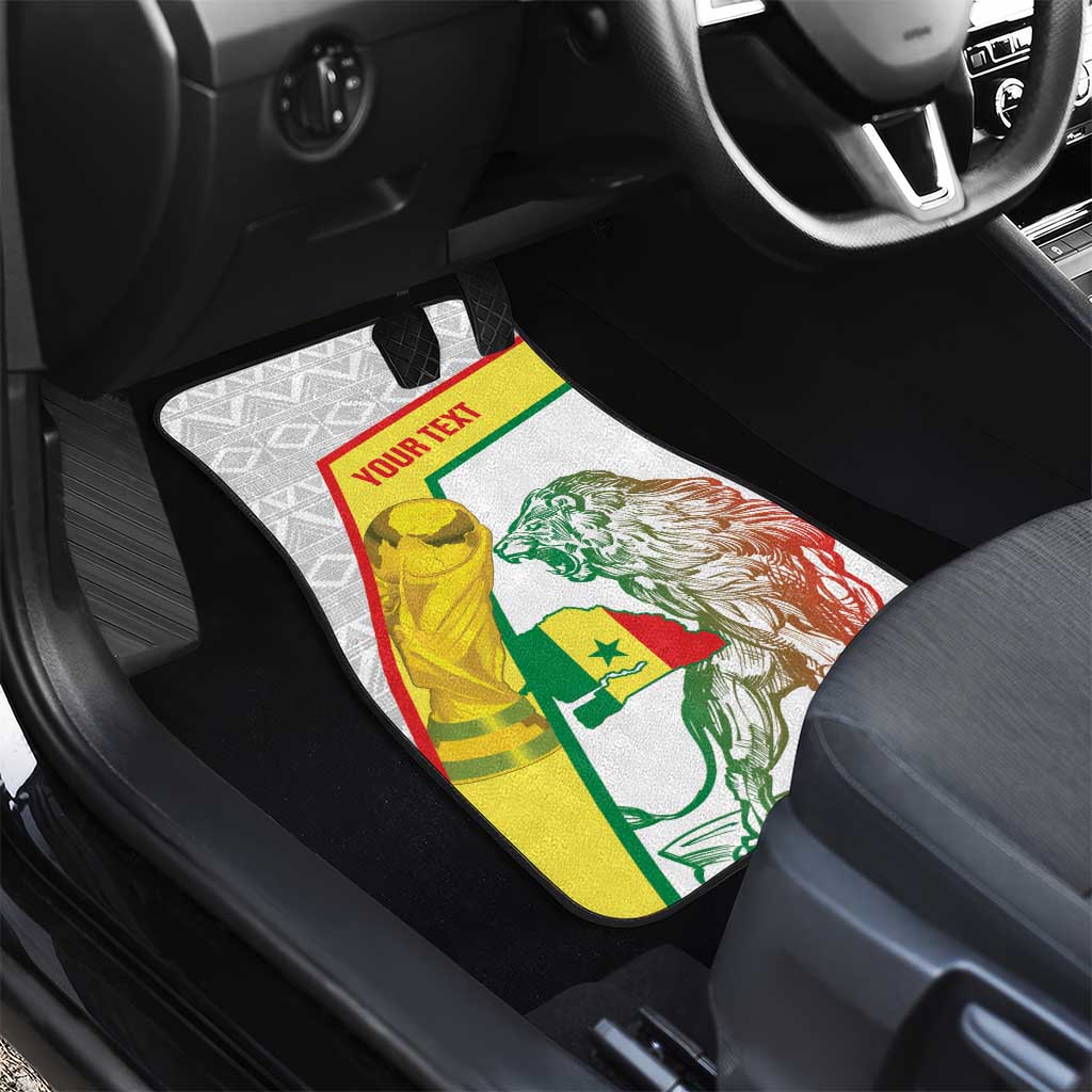 Personalized Senegal Football Car Mats 2026 Come On Lions de la Teranga - Wonder Print Shop