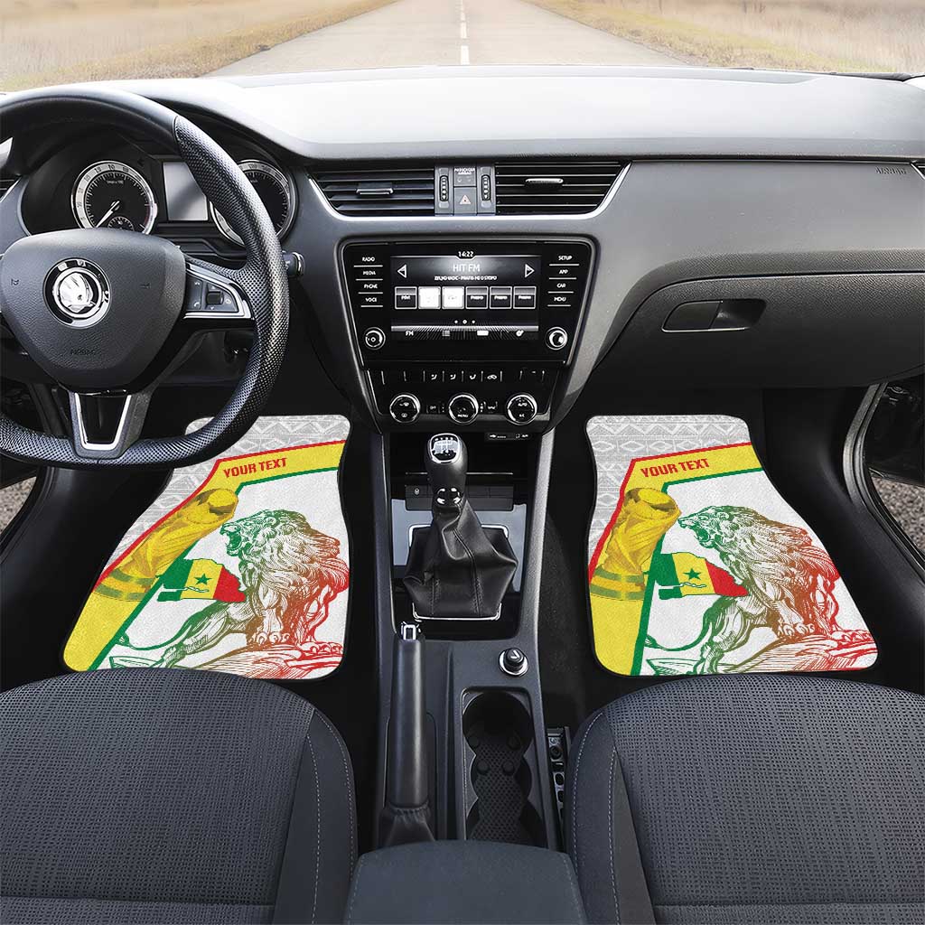 Personalized Senegal Football Car Mats 2026 Come On Lions de la Teranga - Wonder Print Shop