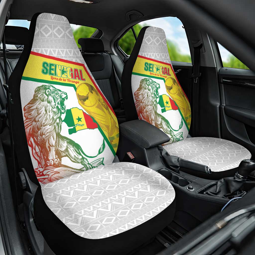 Senegal Football Car Seat Cover 2026 Come On Lions de la Teranga - Wonder Print Shop