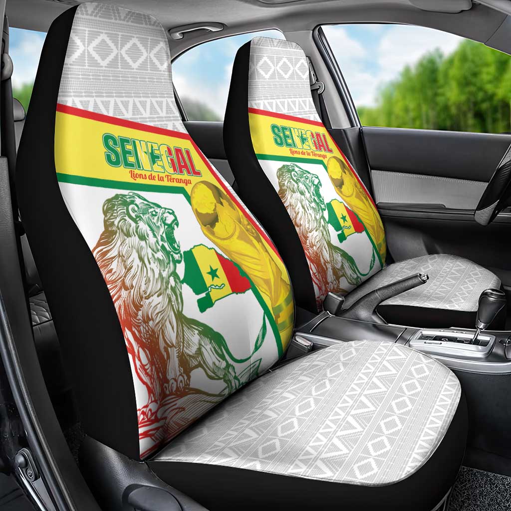 Senegal Football Car Seat Cover 2026 Come On Lions de la Teranga - Wonder Print Shop