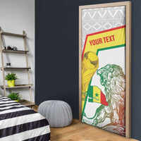 Personalized Senegal Football Door Cover 2026 Come On Lions de la Teranga - Wonder Print Shop