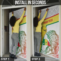 Personalized Senegal Football Door Cover 2026 Come On Lions de la Teranga - Wonder Print Shop