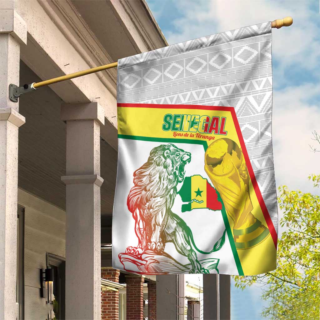 Senegal Football Garden Flag 2026 Come On Lions de la Teranga - Wonder Print Shop