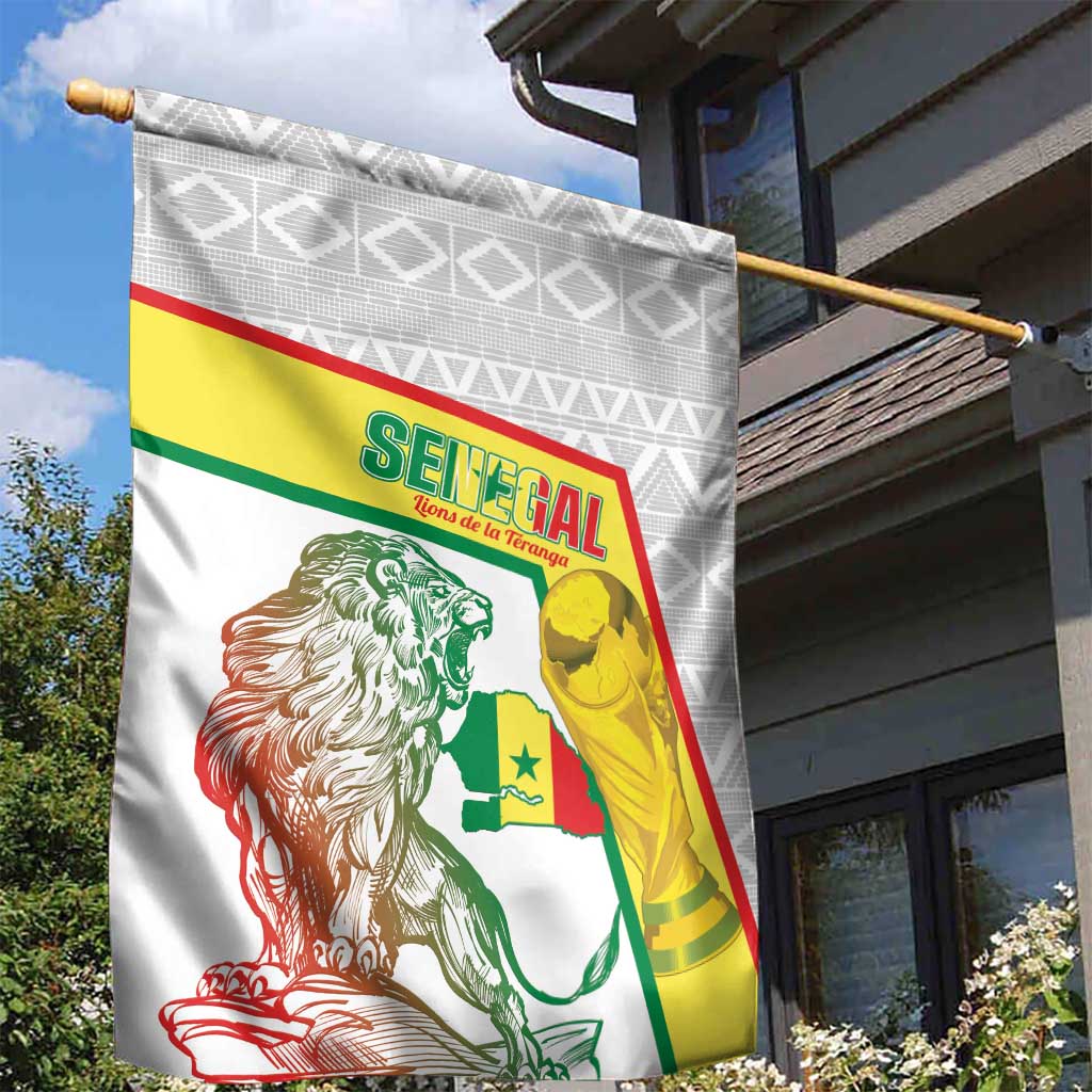 Senegal Football Garden Flag 2026 Come On Lions de la Teranga - Wonder Print Shop