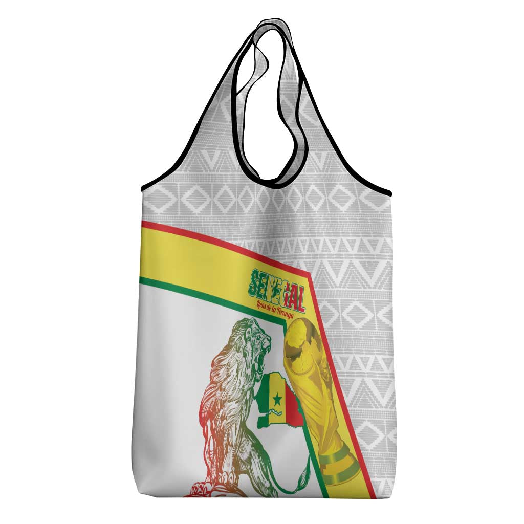 Senegal Football Grocery Bag 2026 Come On Lions de la Teranga - Wonder Print Shop