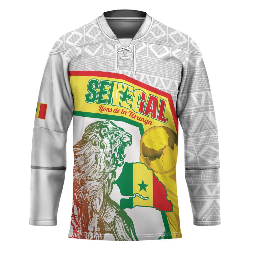 Personalized Senegal Football Hockey Jersey 2026 Come On Lions de la Teranga - Wonder Print Shop