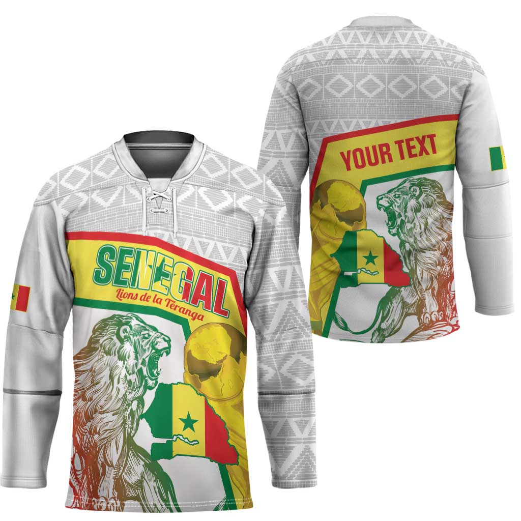 Personalized Senegal Football Hockey Jersey 2026 Come On Lions de la Teranga - Wonder Print Shop