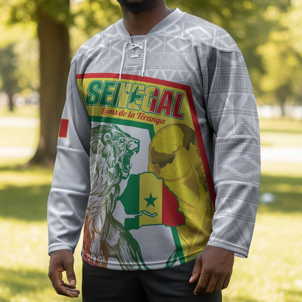 Personalized Senegal Football Hockey Jersey 2026 Come On Lions de la Teranga - Wonder Print Shop