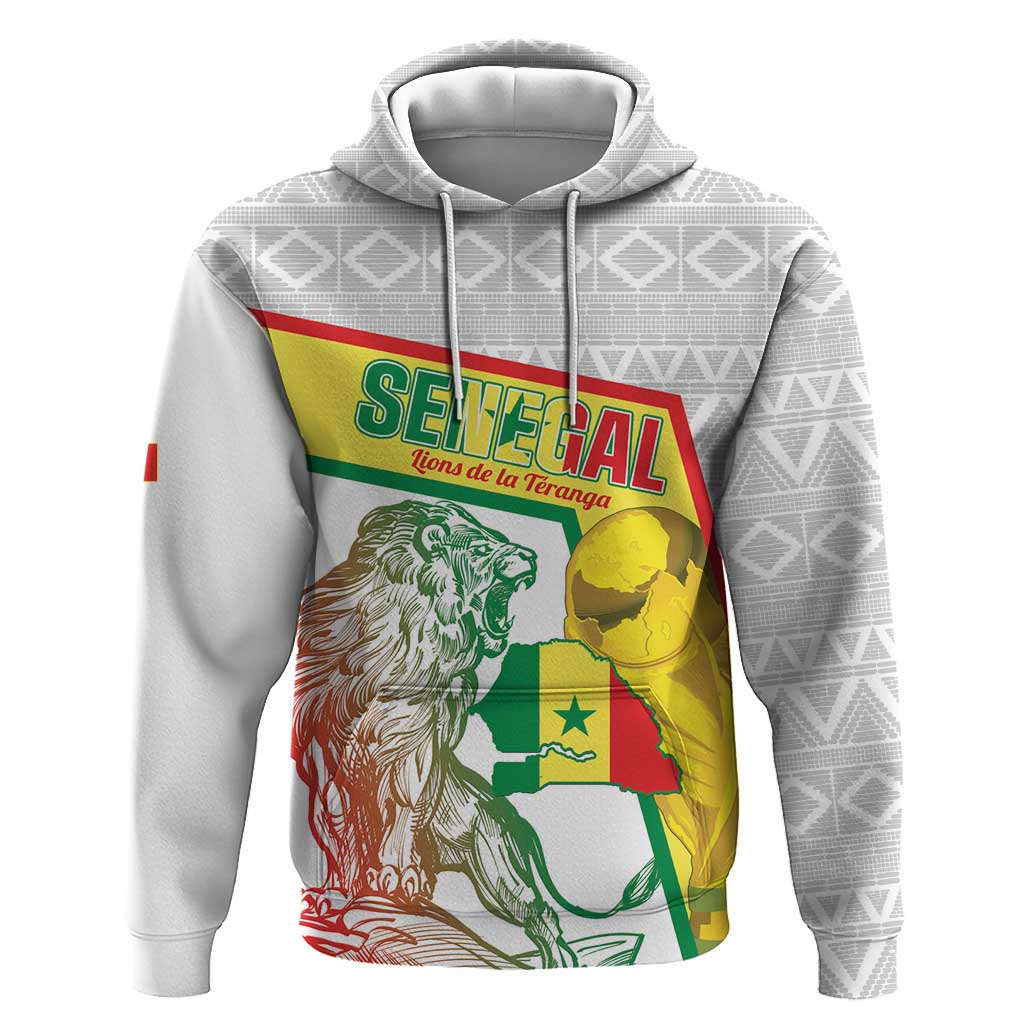Personalized Senegal Football Hoodie 2026 Come On Lions de la Teranga - Wonder Print Shop