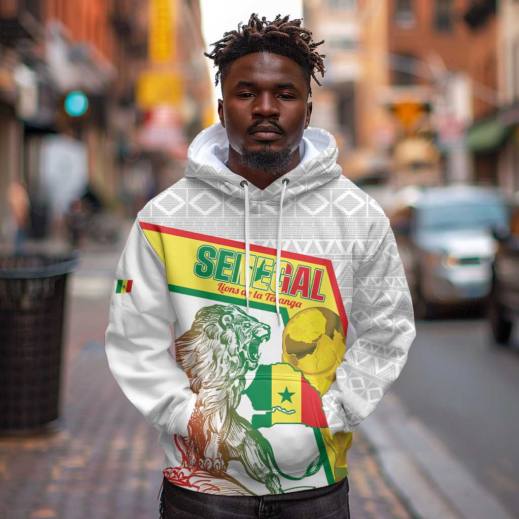 Personalized Senegal Football Hoodie 2026 Come On Lions de la Teranga - Wonder Print Shop