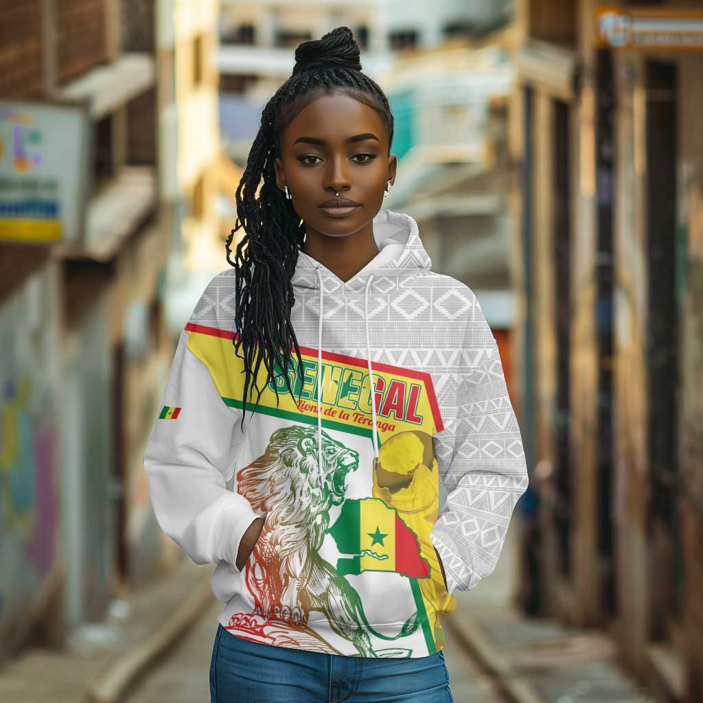 Personalized Senegal Football Hoodie 2026 Come On Lions de la Teranga - Wonder Print Shop