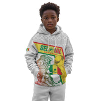 Personalized Senegal Football Kid Hoodie 2026 Come On Lions de la Teranga - Wonder Print Shop