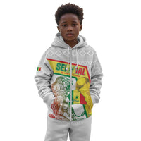 Personalized Senegal Football Kid Hoodie 2026 Come On Lions de la Teranga - Wonder Print Shop