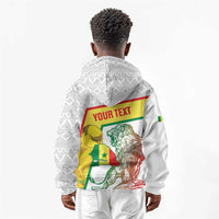 Personalized Senegal Football Kid Hoodie 2026 Come On Lions de la Teranga - Wonder Print Shop