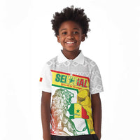 Personalized Senegal Football Kid Polo Shirt 2026 Come On Lions de la Teranga LT14