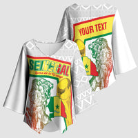 Personalized Senegal Football Kimono Sleeve Blouse 2026 Come On Lions de la Teranga - Wonder Print Shop