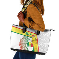 Senegal Football Leather Tote Bag 2026 Come On Lions de la Teranga - Wonder Print Shop