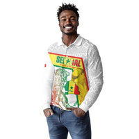 Personalized Senegal Football Long Sleeve Polo Shirt 2026 Come On Lions de la Teranga - Wonder Print Shop