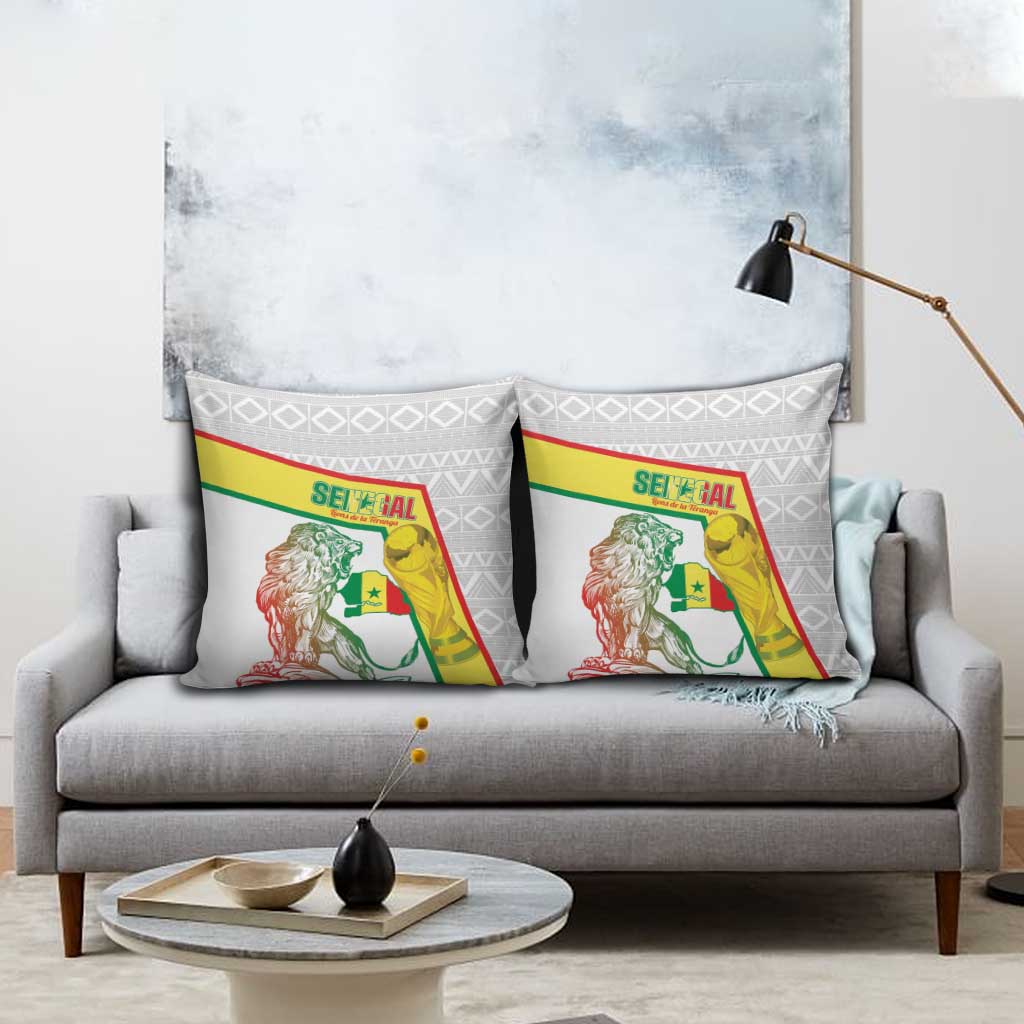 Senegal Football Pillow Cover 2026 Come On Lions de la Teranga - Wonder Print Shop