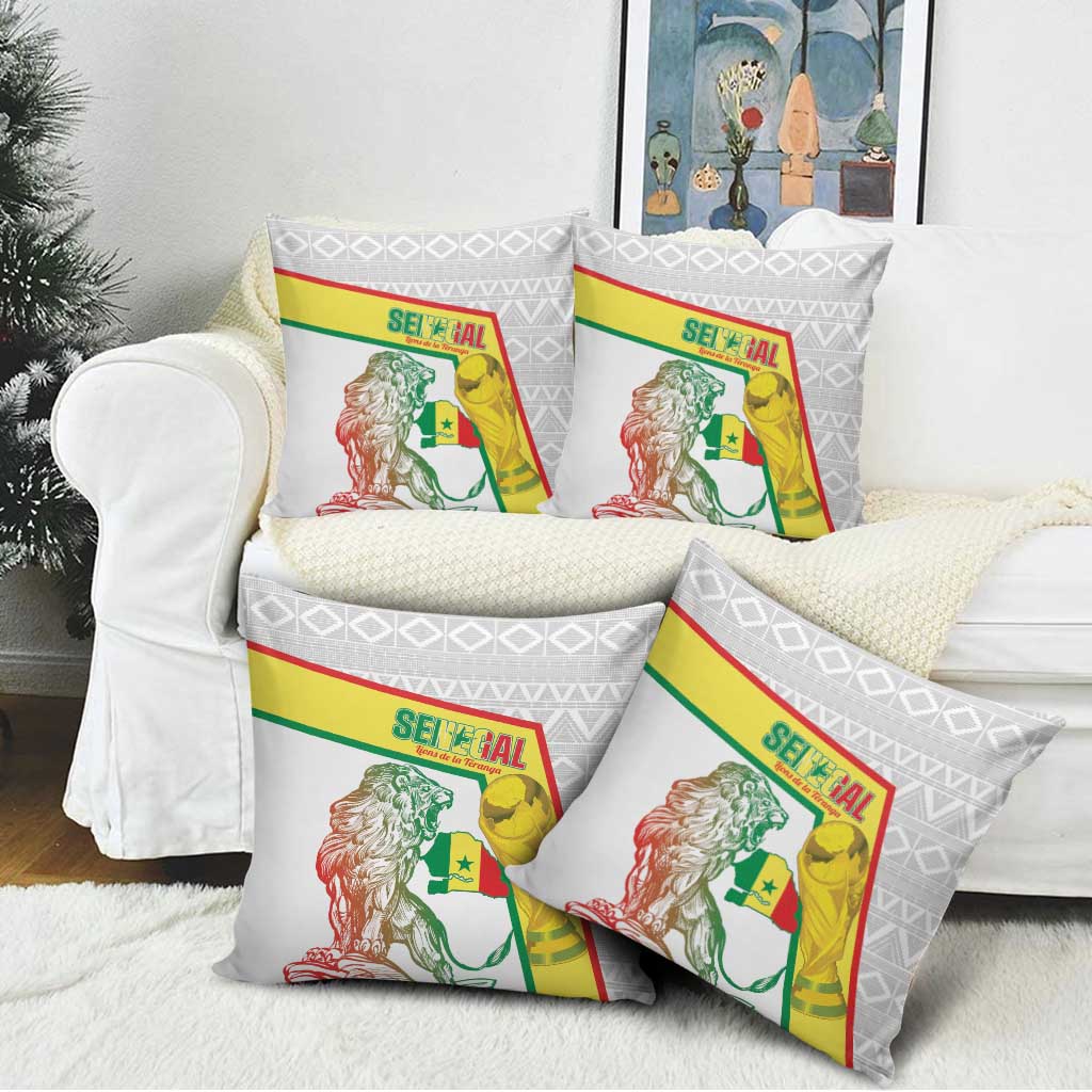 Senegal Football Pillow Cover 2026 Come On Lions de la Teranga - Wonder Print Shop