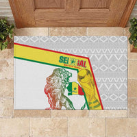 Senegal Football Rubber Doormat 2026 Come On Lions de la Teranga - Wonder Print Shop
