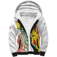 Personalized Senegal Football Sherpa Hoodie 2026 Come On Lions de la Teranga - Wonder Print Shop
