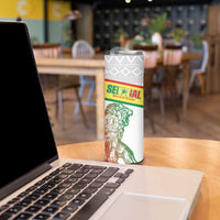 Personalized Senegal Football Skinny Tumbler 2026 Come On Lions de la Teranga - Wonder Print Shop