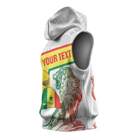 Personalized Senegal Football Sleeveless Hoodie 2026 Come On Lions de la Teranga - Wonder Print Shop