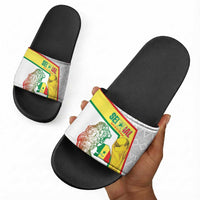 Senegal Football Slide Sandals 2026 Come On Lions de la Teranga - Wonder Print Shop