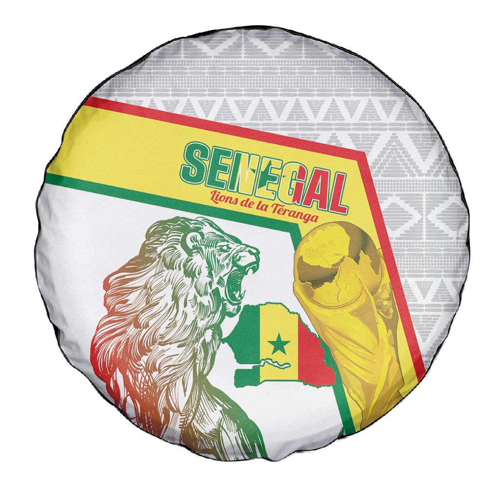 Senegal Football Spare Tire Cover 2026 Come On Lions de la Teranga - Wonder Print Shop