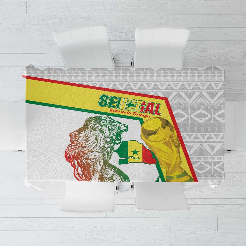 Senegal Football Tablecloth 2026 Come On Lions de la Teranga - Wonder Print Shop