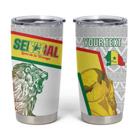 Personalized Senegal Football Tumbler Cup 2026 Come On Lions de la Teranga - Wonder Print Shop
