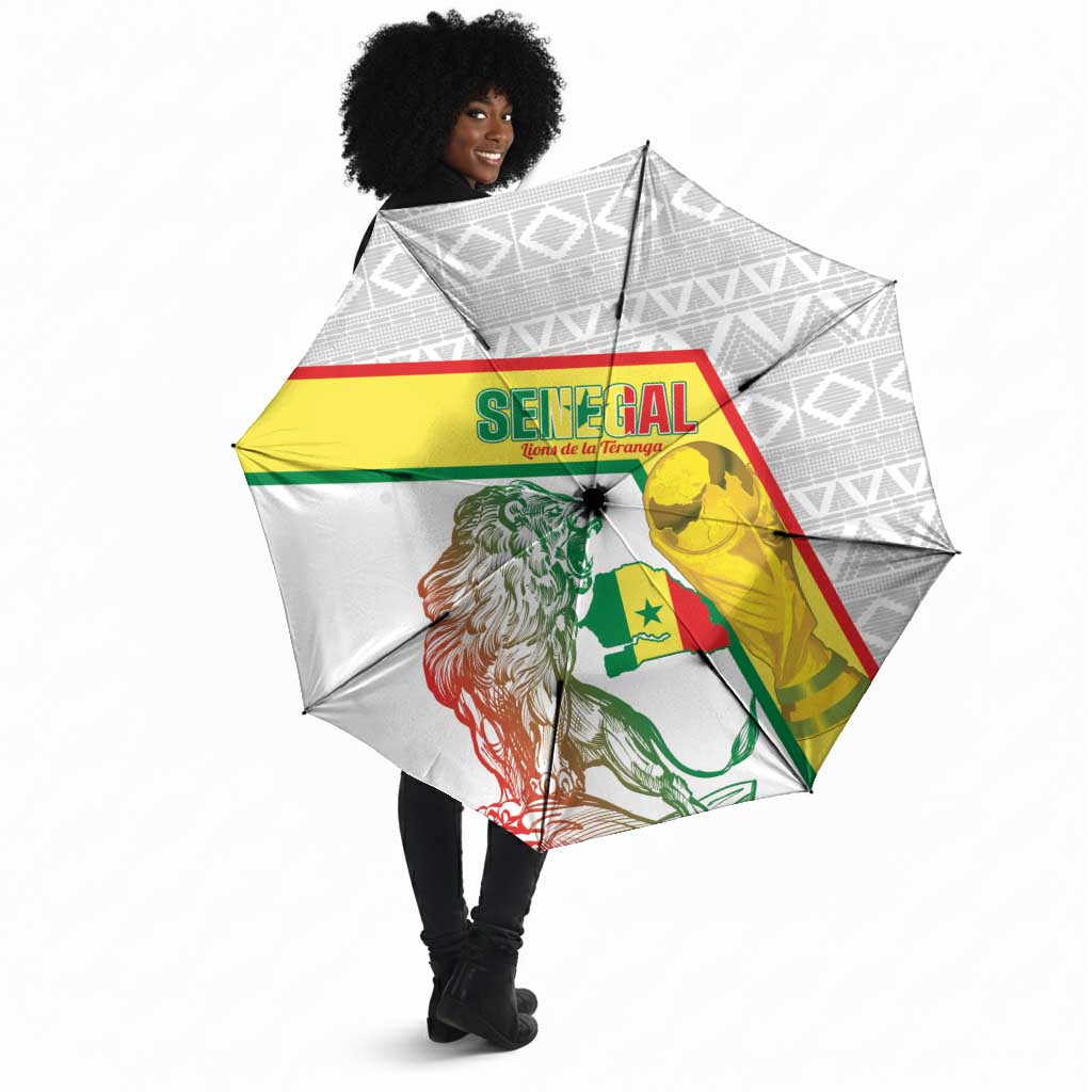 Senegal Football Umbrella 2026 Come On Lions de la Teranga - Wonder Print Shop