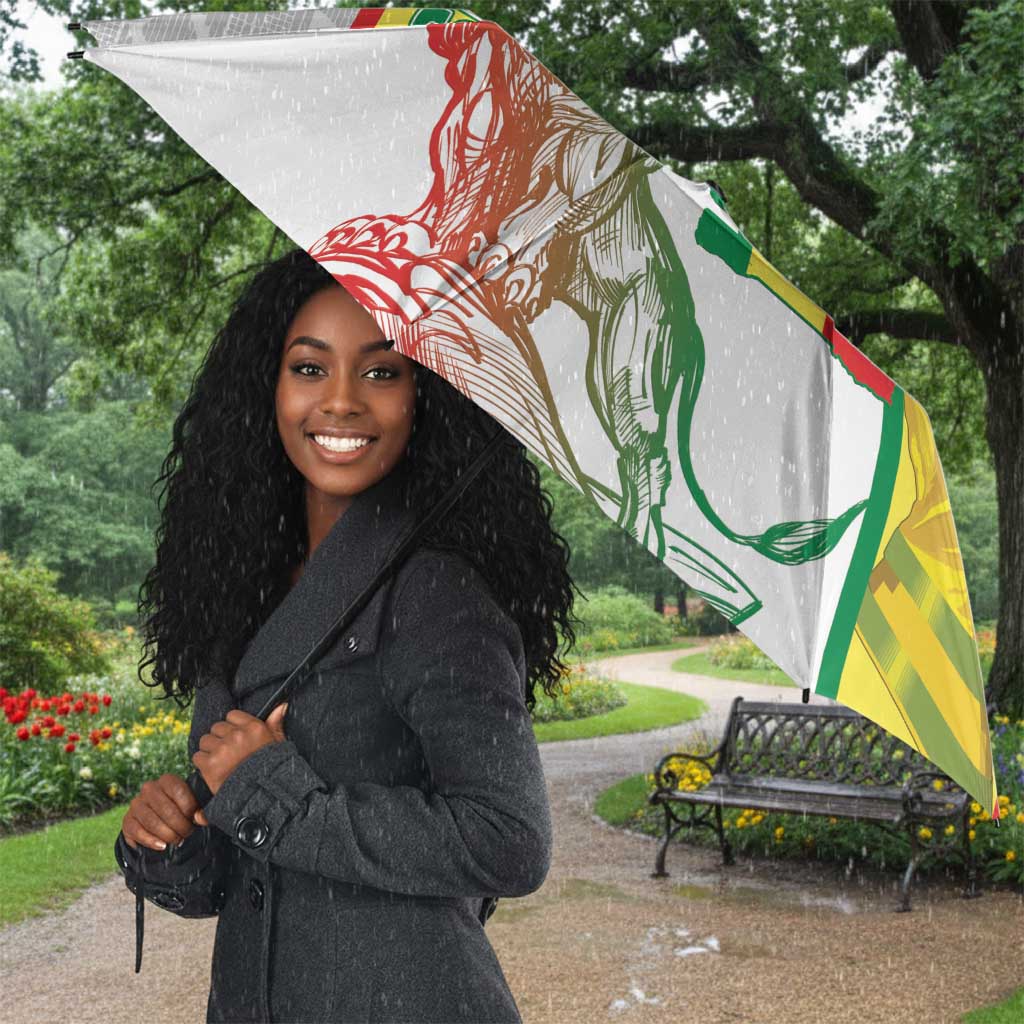 Senegal Football Umbrella 2026 Come On Lions de la Teranga - Wonder Print Shop