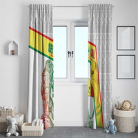 Senegal Football Window Curtain 2026 Come On Lions de la Teranga - Wonder Print Shop