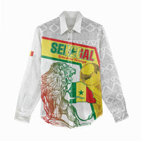 Personalized Senegal Football Women Casual Shirt 2026 Come On Lions de la Teranga - Wonder Print Shop