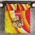 Personalized Sicilia La Trinacria Bedding Set Sicilian Map Flag Color