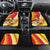 Personalized Sicilia La Trinacria Car Mats Sicilian Map Flag Color