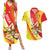 Personalized Sicilia La Trinacria Couples Matching Summer Maxi Dress and Hawaiian Shirt Sicilian Map Flag Color