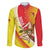 Personalized Sicilia La Trinacria Family Matching Long Sleeve Bodycon Dress and Hawaiian Shirt Sicilian Map Flag Color