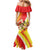 Personalized Sicilia La Trinacria Family Matching Mermaid Dress and Hawaiian Shirt Sicilian Map Flag Color