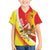 Personalized Sicilia La Trinacria Family Matching Off The Shoulder Long Sleeve Dress and Hawaiian Shirt Sicilian Map Flag Color