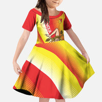 Personalized Sicilia La Trinacria Family Matching Off Shoulder Maxi Dress and Hawaiian Shirt Sicilian Map Flag Color