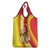 Personalized Sicilia La Trinacria Grocery Bag Sicilian Map Flag Color