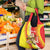 Personalized Sicilia La Trinacria Grocery Bag Sicilian Map Flag Color